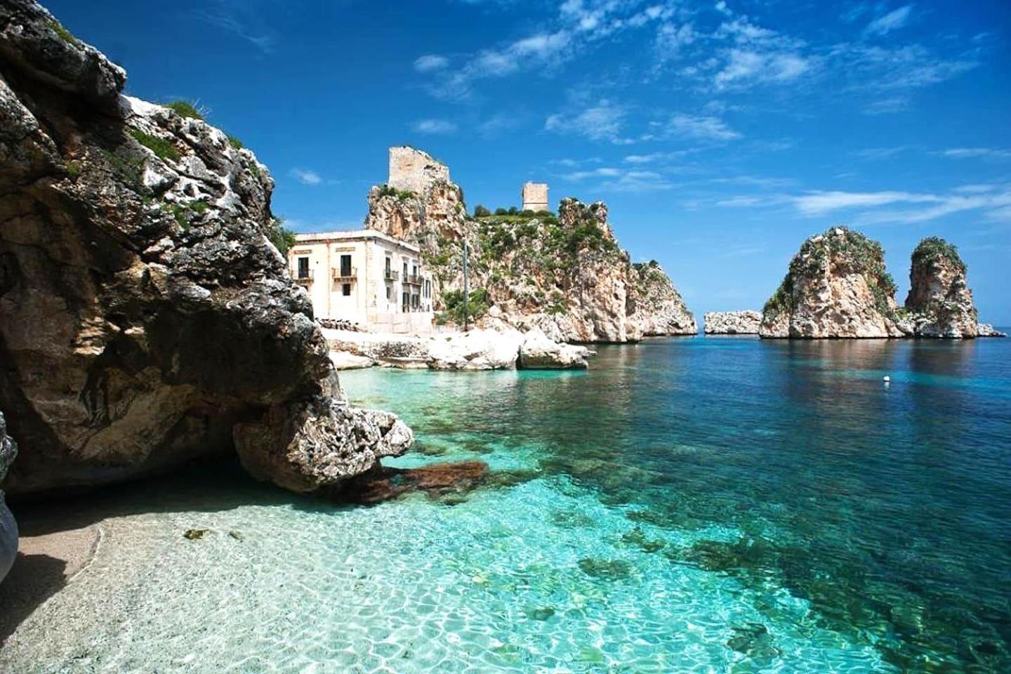 Villa Hibiscus Scopello スコペッロ エクステリア 写真